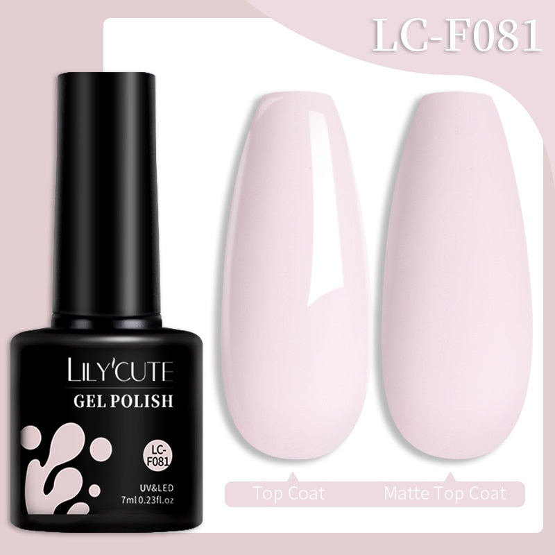 LILYCUTE 7ML Nail Gel Polish Glitter Sequins Gel