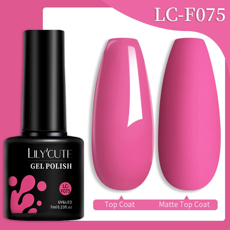 LILYCUTE 7ML Nail Gel Polish Glitter Sequins Gel