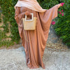 Stylish Plus Size Abaya: Elegant Muslim Maxi Dress for Casual and Eid Occasions