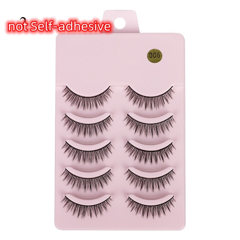 4 Pairs Eyelashes Extension Natural False Eyelashes Cross Long