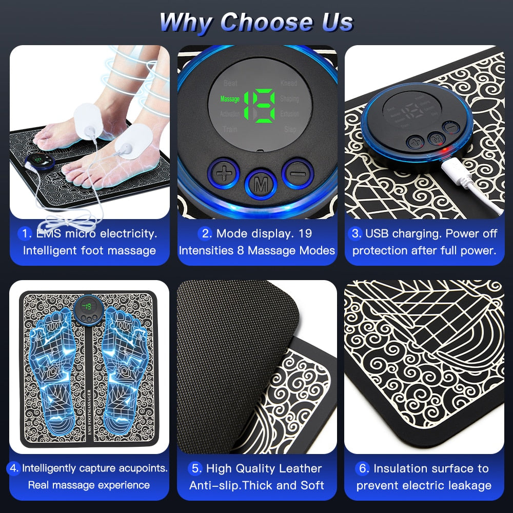 Ultimate Electric Foot Massager: Pain Relief & Relaxation