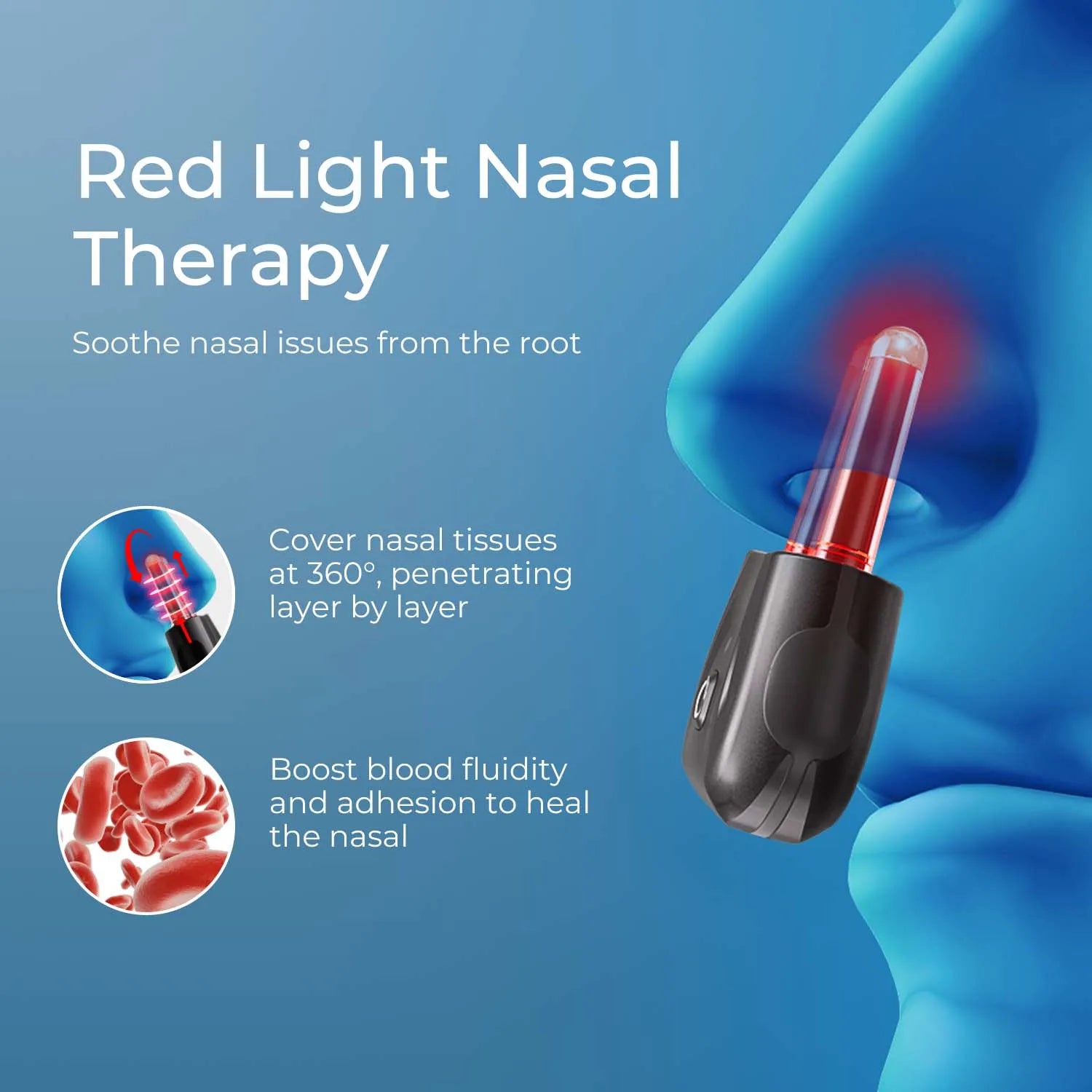 2025 Nose Relief – Portable Rhinitis & Allergy Light Device