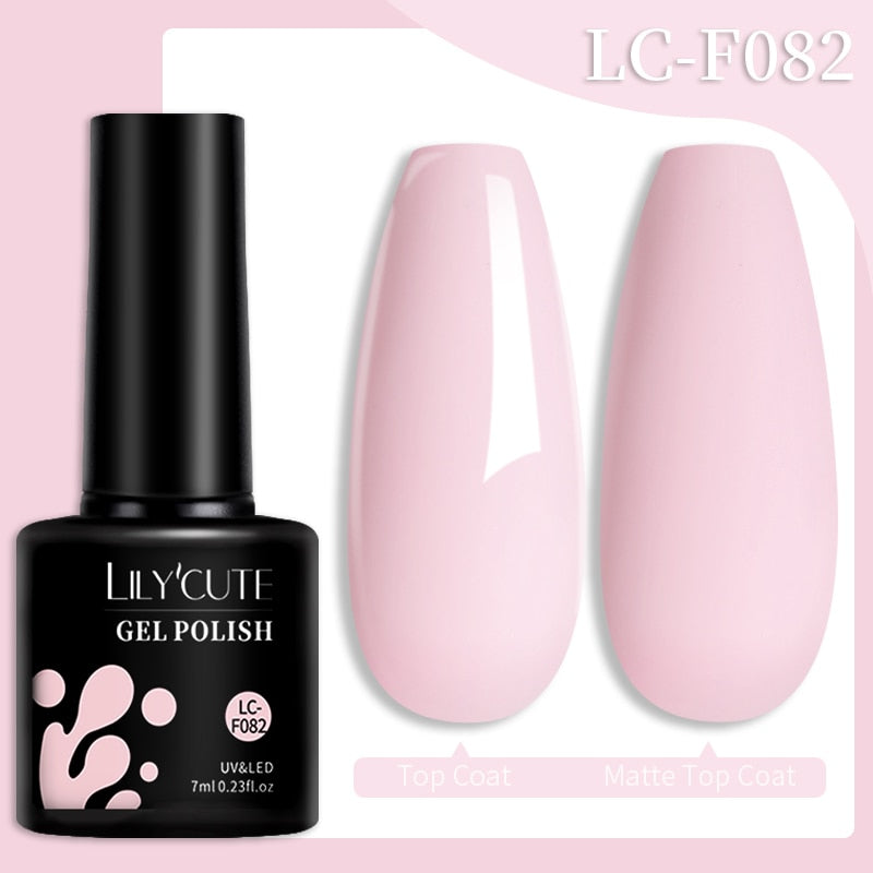 LILYCUTE 7ML Nail Gel Polish Glitter Sequins Gel