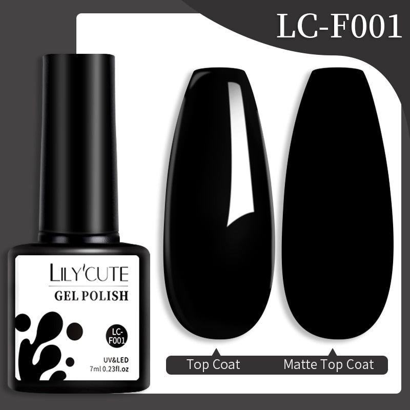 LILYCUTE 7ML Nail Gel Polish Glitter Sequins Gel