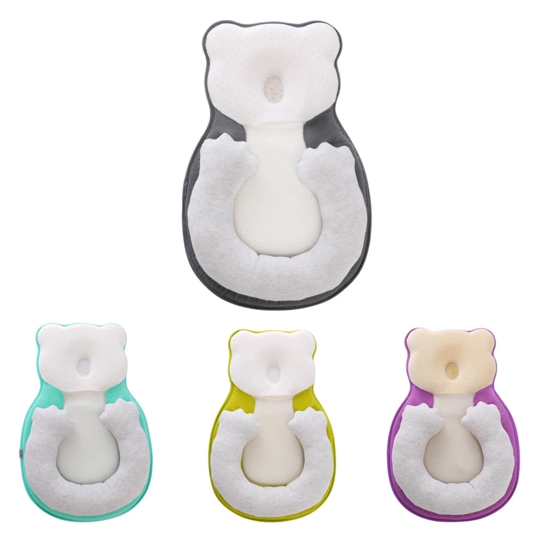 Soothing Cotton Pillow for Newborns, Prevents Flat Head