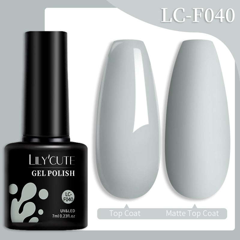 LILYCUTE 7ML Nail Gel Polish Glitter Sequins Gel
