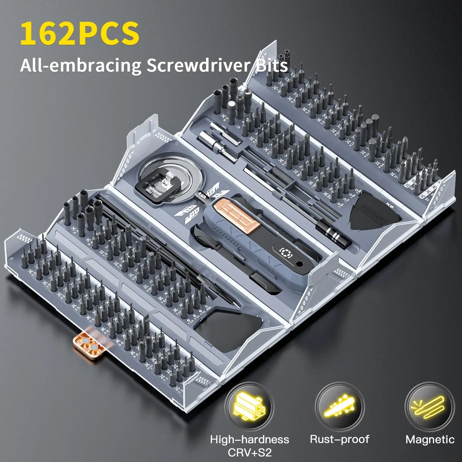 All-in-One Solution for Mobile Phone Repair - Multifunctional 180-in-One Precision Screwdriver Tool Suit