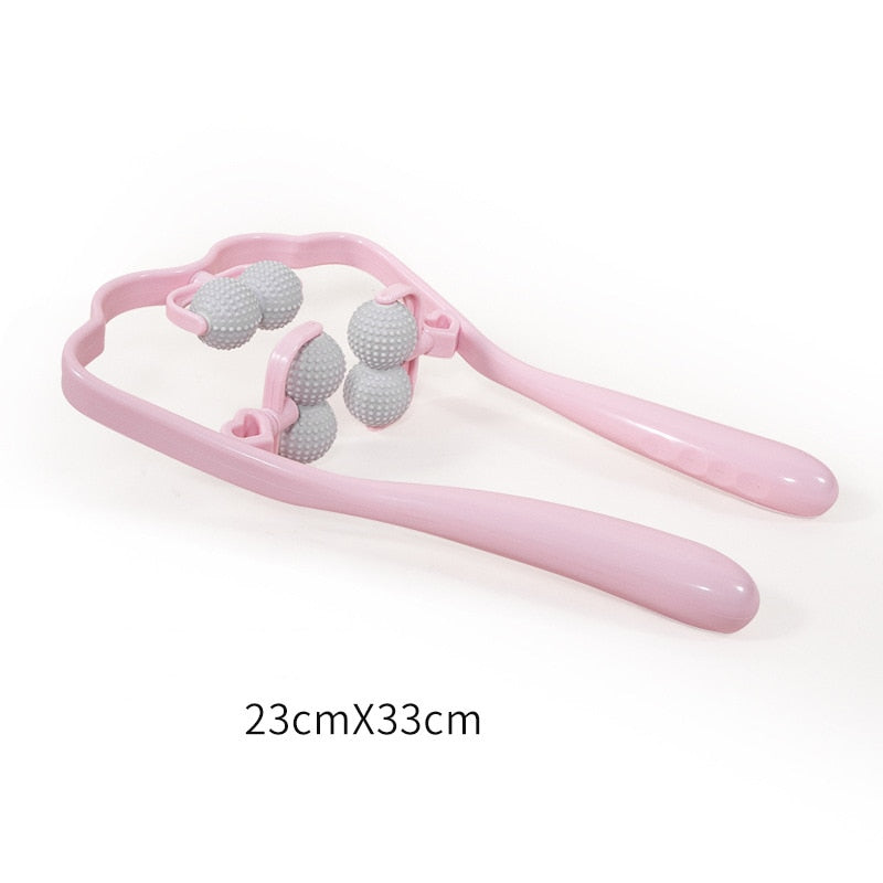 Deep Neck Massage: Dual Trigger Point Roller for Hand Pressure Relief