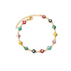 Luxury Evil Eye Bracelet: Stainless Steel Turkish Bangle for Women. 2023 Wedding Jewelry.