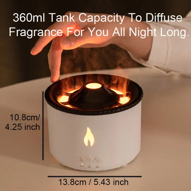 💎Buy 2 and get 1 free 💎Flame Aroma Diffuser™️Flame Air Humidifier
