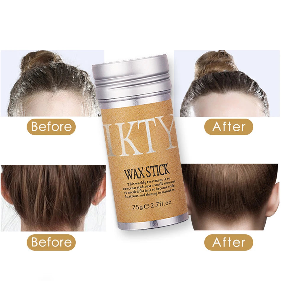 75g Hair Wax Stick Hair Edge Control Gel Finishing Wax Stick
