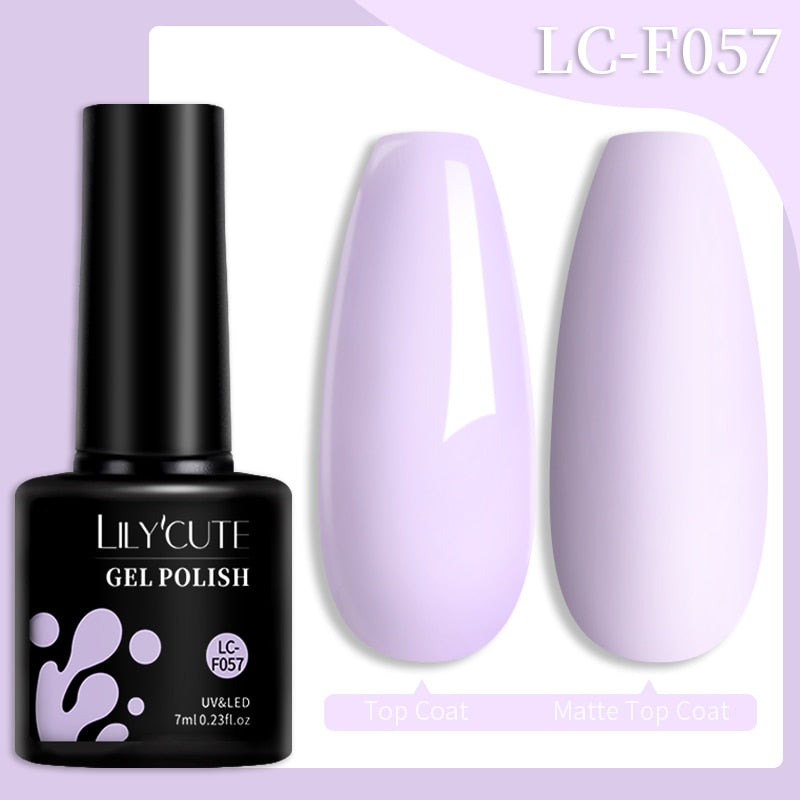 LILYCUTE 7ML Nail Gel Polish Glitter Sequins Gel