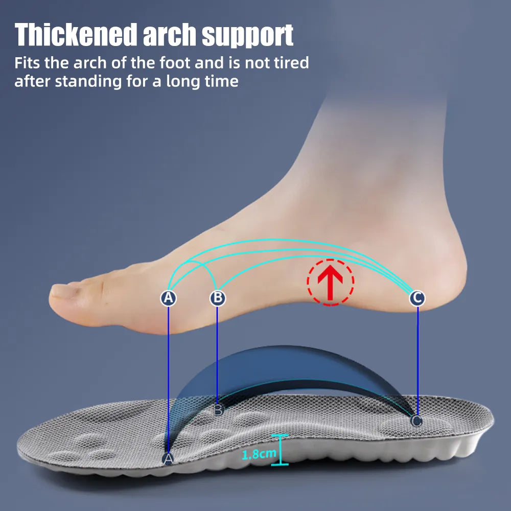 Premium Latex Sport Insoles for Ultimate Comfort