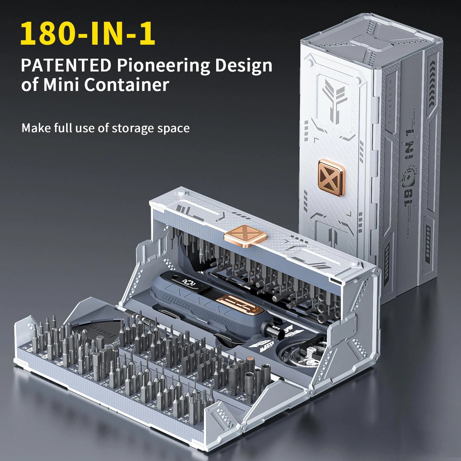 All-in-One Solution for Mobile Phone Repair - Multifunctional 180-in-One Precision Screwdriver Tool Suit