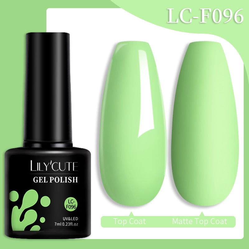 LILYCUTE 7ML Nail Gel Polish Glitter Sequins Gel