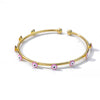Luxury Evil Eye Bracelet: Stainless Steel Turkish Bangle for Women. 2023 Wedding Jewelry.