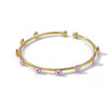 Load image into Gallery viewer, Luxury Evil Eye Bracelet: Stainless Steel Turkish Bangle for Women. 2023 Wedding Jewelry.