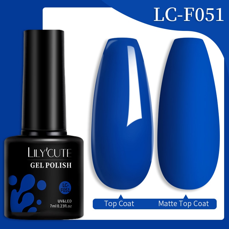 LILYCUTE 7ML Nail Gel Polish Glitter Sequins Gel