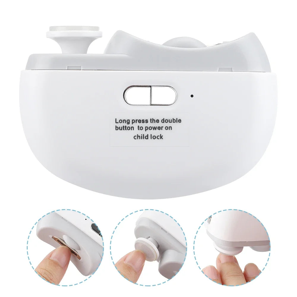 2 in 1 Electric Polishing Automatic Nail Clippers