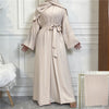 Luxurious Women's Open Abaya Set: Embrace the Elegance of Dubai, Turkey, and African-inspired Fashion