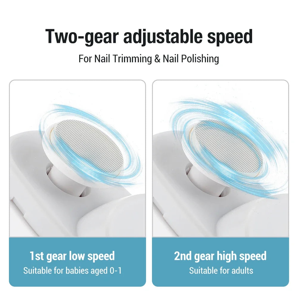2 in 1 Electric Polishing Automatic Nail Clippers
