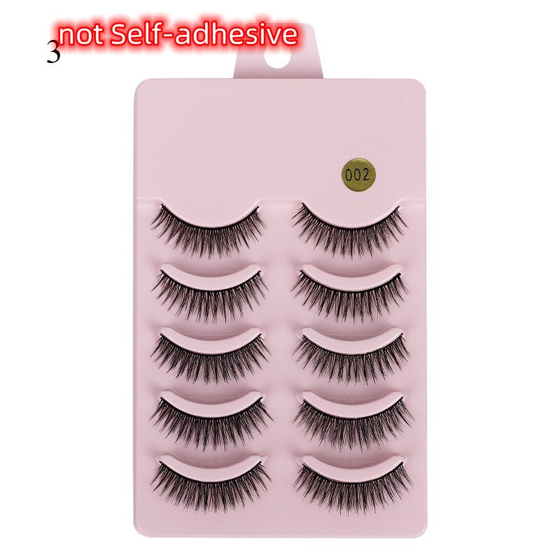 4 Pairs Eyelashes Extension Natural False Eyelashes Cross Long