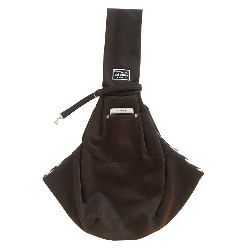 Pet Bag Portable Foldable Mesh Pocket Breathable Lightweight Cross-body