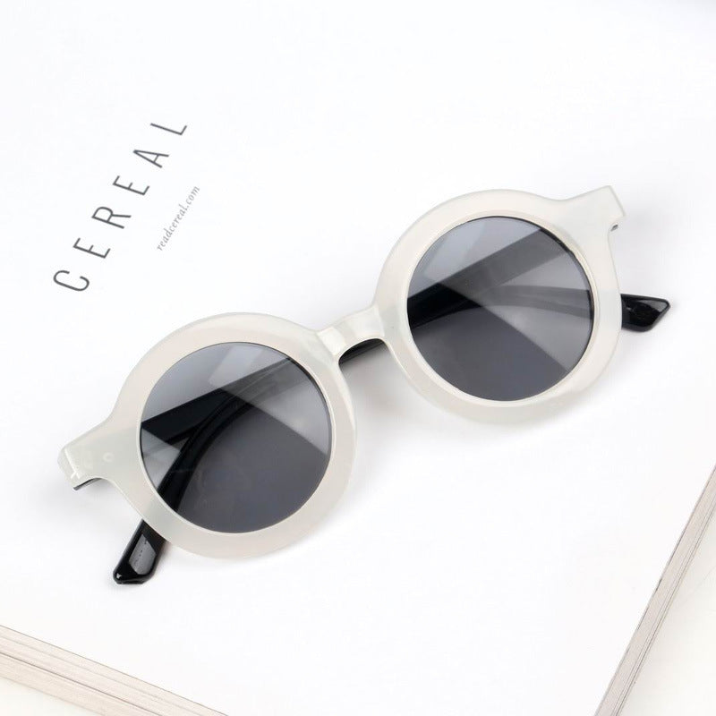 Children's Round Sunglasses Decorative Glasses UV Protection
