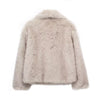 Casual Long Sleeve Velvet Winter Coat