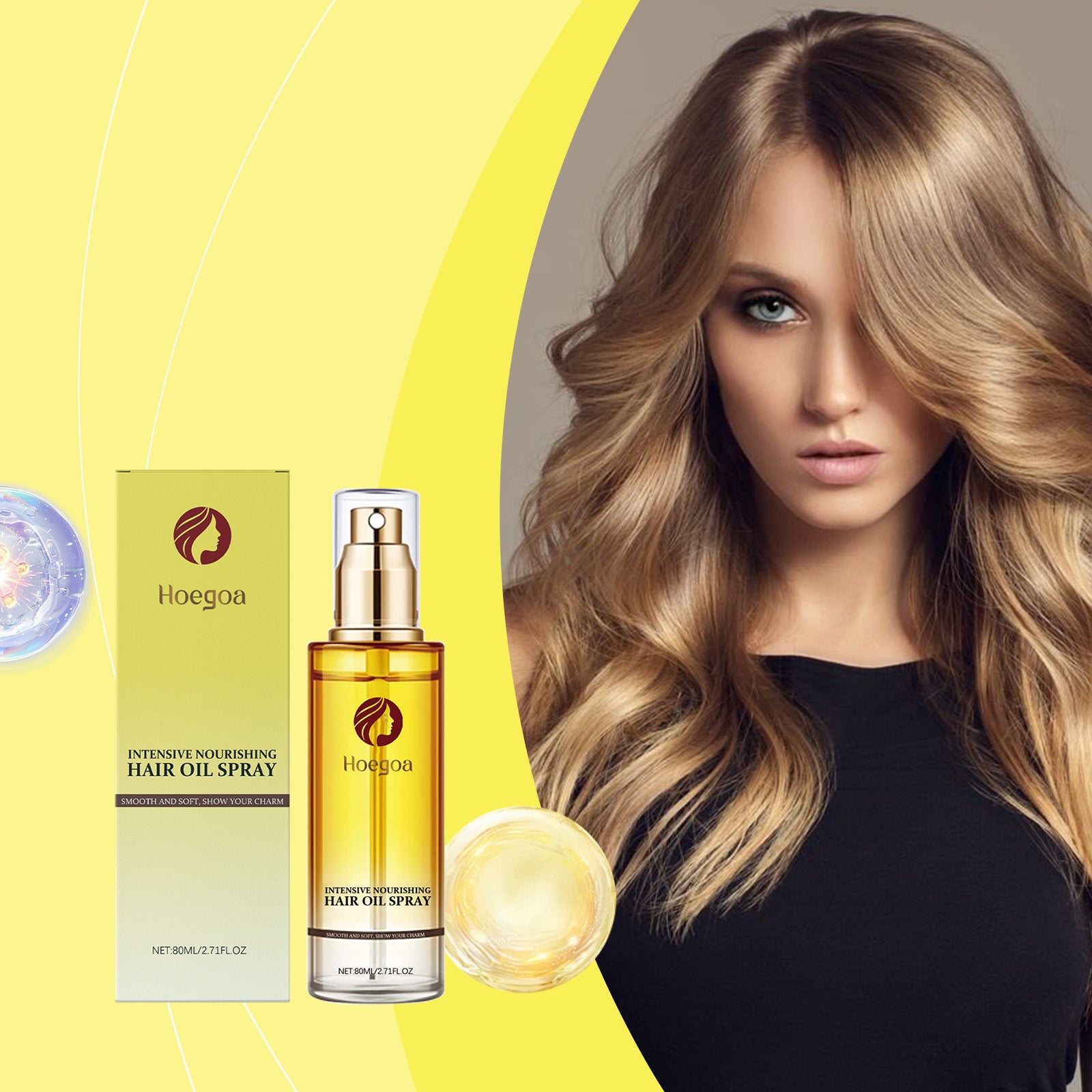 Soft Nourishing Hair Moisturizing Improving Dry Care Spray