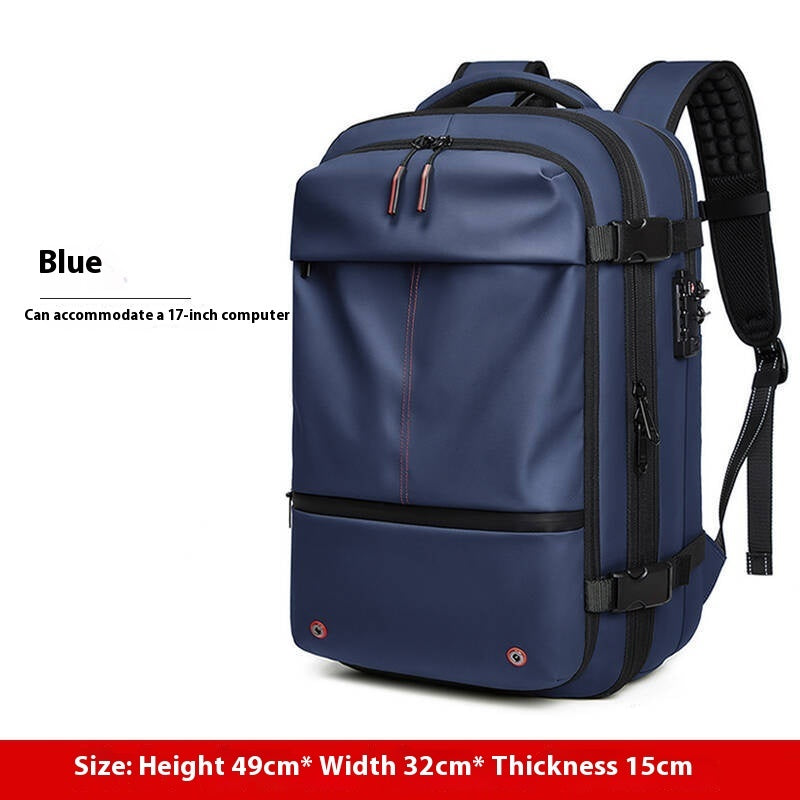 Large-Capacity Waterproof Business Travel Backpack