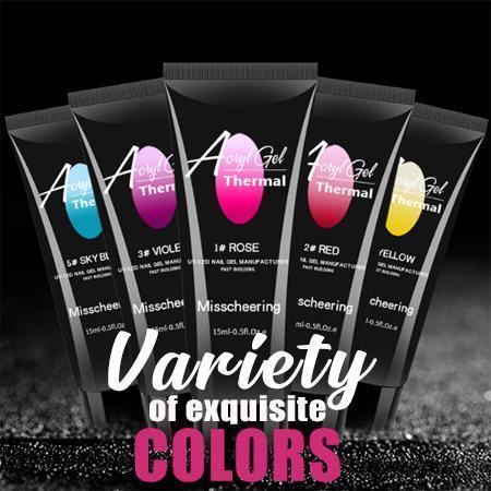 Thermal Poly Gel Nail Set