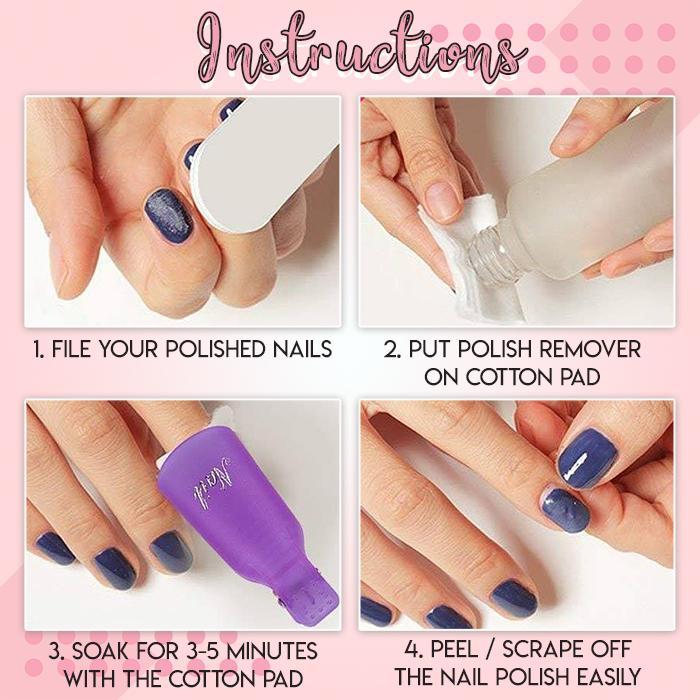 Reusable Nail Polish Clip