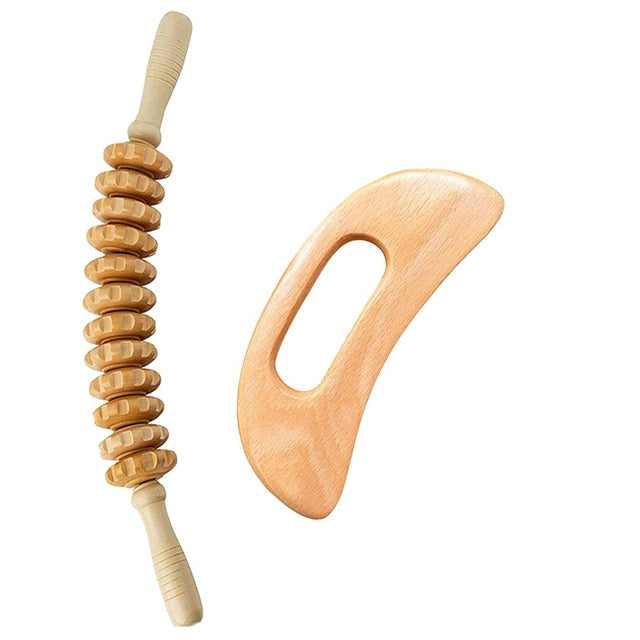 Wooden massage for pain relief