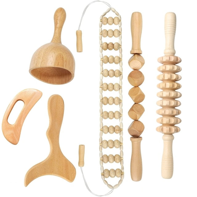 Wooden massage for pain relief