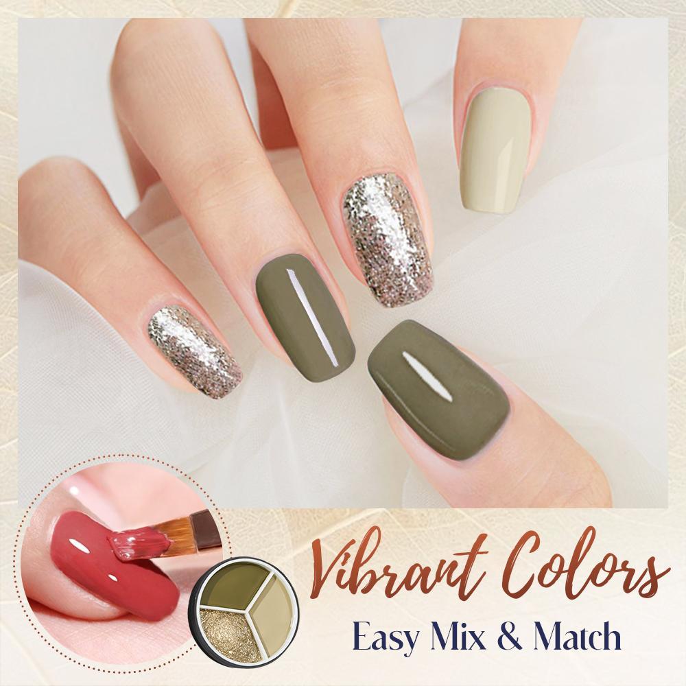 Tri Color Nail Gel Palette