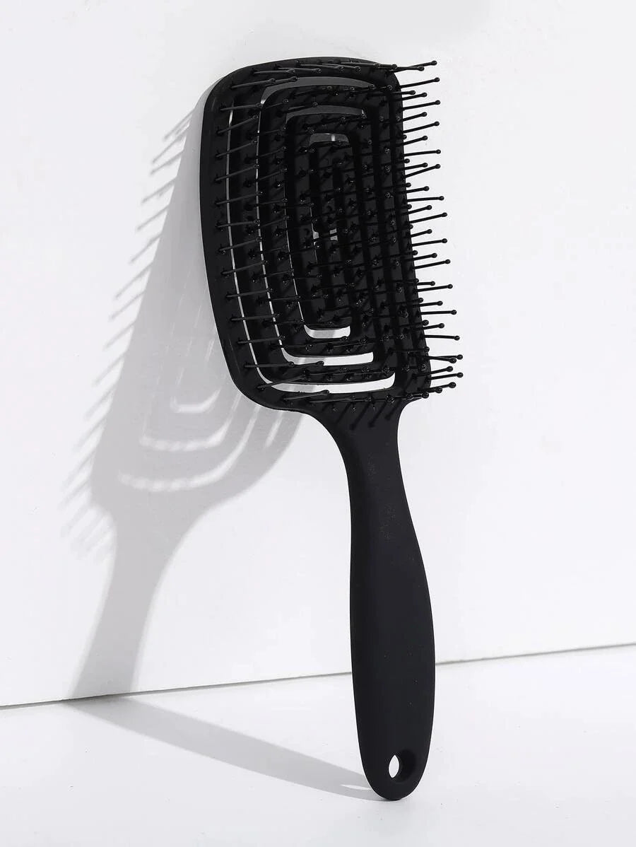 A versatile high-style brush for long hair