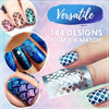 Nail Art Stencil Sticker [144 stickers]