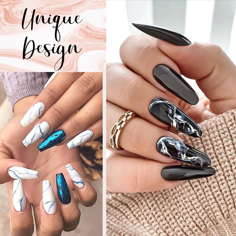 Blossom Marble Ink Polish