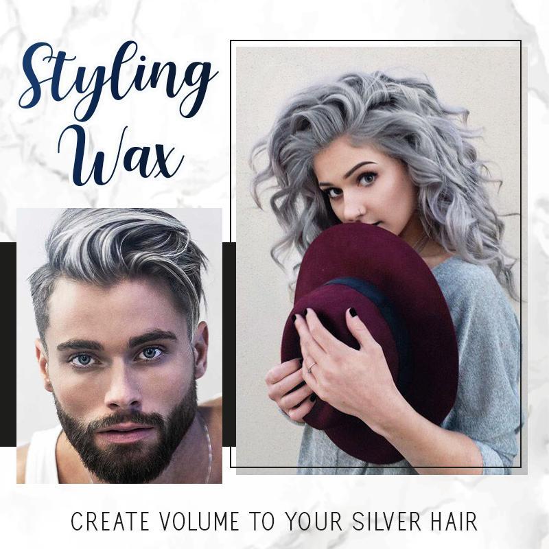 Silver Grey Hair Color Wax