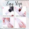 Glittery Poly Nail Gel