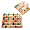 Wooden foot massage for therapy and relaxation