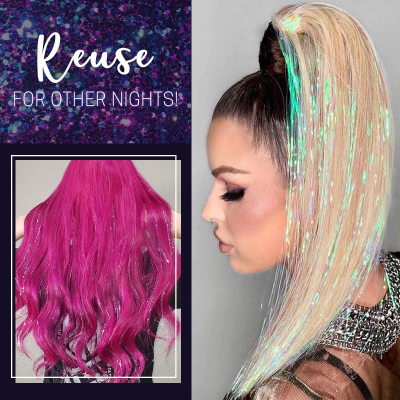 Sparkly Hair Tinsel Extension