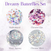 Load image into Gallery viewer, Sparkling Nail Art Glitter Butterflies Set