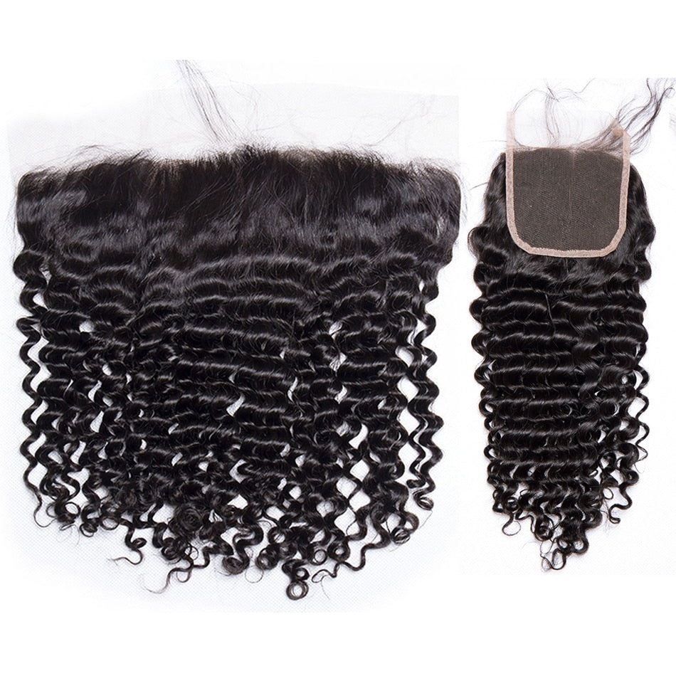 Brazilian Deep Wave Curly Hair Closure with Baby Hair"? It's shorter and more concise while still conveying the essential information about the product.