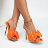 Load image into Gallery viewer, Alice Square Toe Butterfly-Knot Strap High Heel Sandals