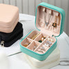 Versatile Rotating Jewelry Storage Box with Mirror