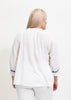 Embroidered Tie-up Boho Cotton Blouse