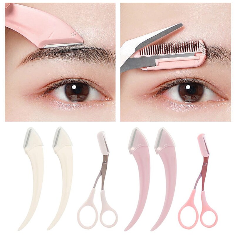 💎Buy 2 ,Get 1 FREE 💎Eyebrow Trimmer Set🌙Eyebrow Scissors With Comb