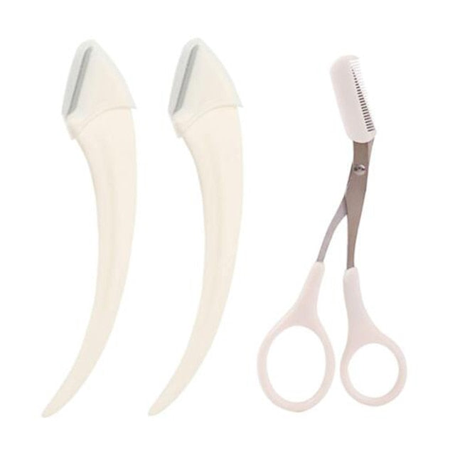 💎Buy 2 ,Get 1 FREE 💎Eyebrow Trimmer Set🌙Eyebrow Scissors With Comb